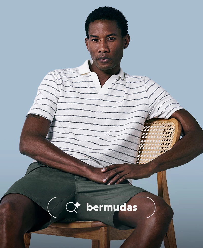 confira seleção de bermudas masculinas